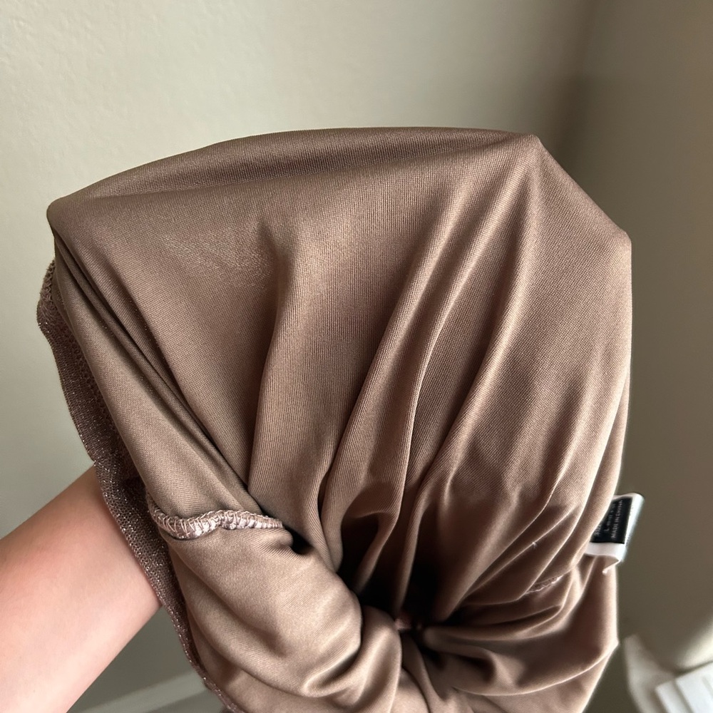 SHEIN Purple Ruched Fitted Bodysuit - Picture 4 of 5